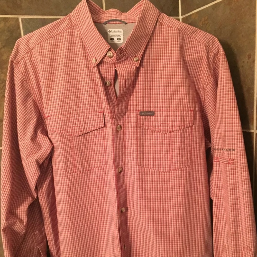 Columbia Omni Shade Light Fly Fishing Shirt NWOT